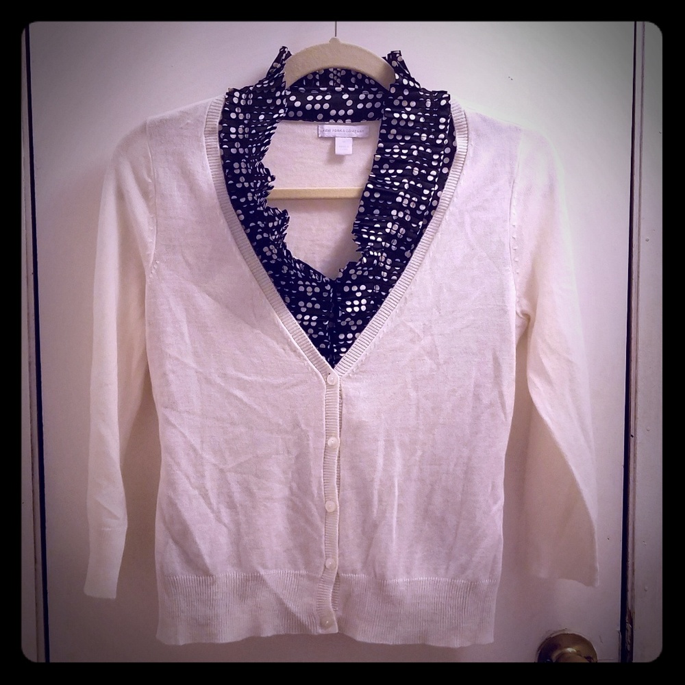 FINAL PRICE - New York & Company Size XS Faux Layered Cardigan